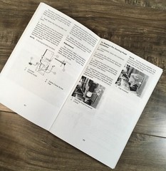 J I Case 584D 585D 586D Forklift Operators Owners Manual 9-7330 Lift