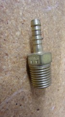 HANSEN S19 HOSE BARB 1/4″ TUBE X 1/4″ NPT HYDRAULIC TRACTOR PARTS LOT OF 3