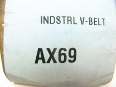 Dayco AX69 Cogged Industrial Accessory Drive Belt – 1/2″ X 71″