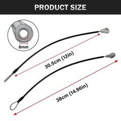 4X Tailgate Cable M159508 for John Deere Gator XUV 625i XUV 825i HPX615E HPX815E