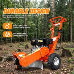 420cc 15HP Stump Grinder,12” Cutting Height/10” Cutting Depth Free shipping