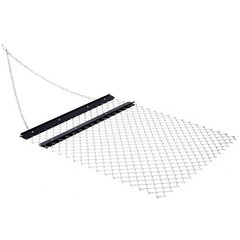 Drag Harrow 3.6 x 5ft Lawn Rake Chain Harrow for ATV UTVs Lawn Tractors Leveling