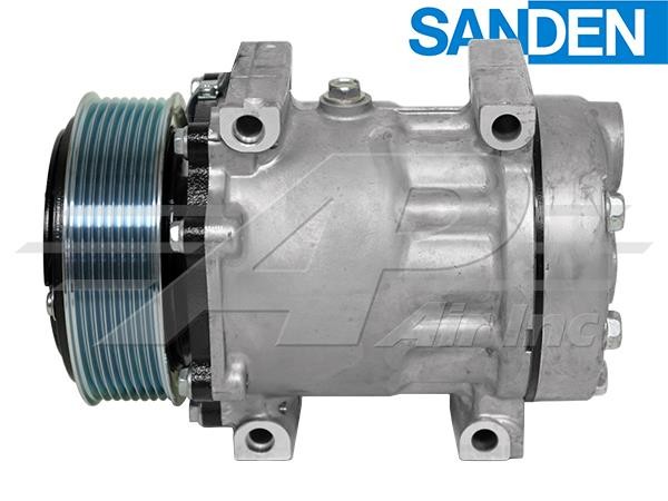 OE Sanden SD7H15 Compressor 119mm 8 Groove Clutch 12V Ford Truck Direct Mount