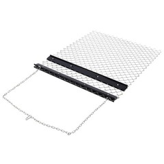 Drag Harrow 3.6 x 5ft Lawn Rake Chain Harrow for ATV UTVs Lawn Tractors Leveling