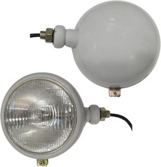 12V Pair Head Lamp Light for FORD Fits Tractor 2N 8N 9N 600 800 Grey 310066F