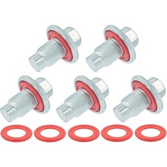5x M14x1.5 Oil Drain Plug w/Gasket for Ford/Chrysler/Dodge/Jeep/Ram/Chevy/GMC