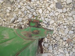 John Deere Planter INCREDIBLY NICE insecticide box w/ lid AWESOME JD 4 leg deer