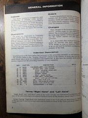 Case 630 Series Gasoline & Diesel Tractor Parts Catalog Manual RI B404 9/64