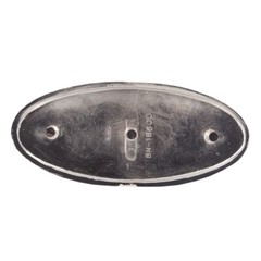 Hood Emblem Red with Chrome Trim 1948-52 Ford Tractor 8N-16600-A