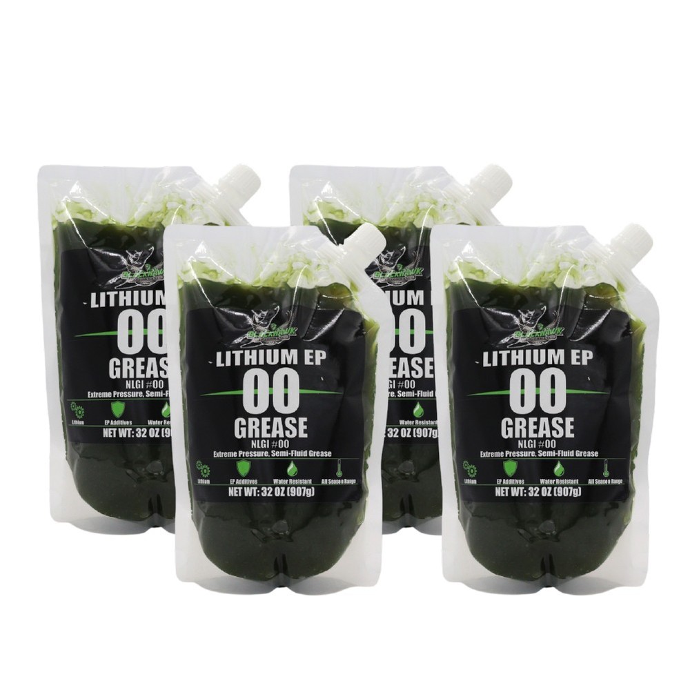 BLACKHAWK PERFORMANCE Lithium EP00 Grease – 32 oz EZ Squeeze Pouch (4pk)