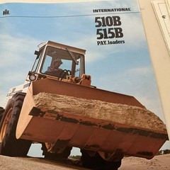 1982 International Harvester Payloader 510B,515B Loader 11 Pgs.