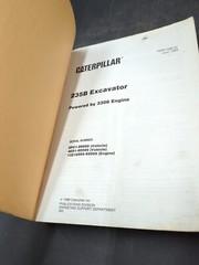 CAT Caterpillar 235B Excavator 3306 Engine Parts Catalog Book
