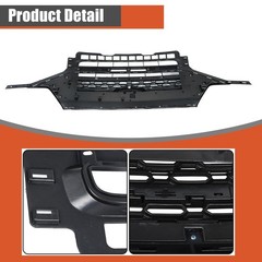 Front Bumper Grille Upper Matte Black Mesh for Explorer 2020-2021