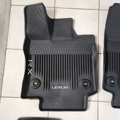 2023-26 Lexus RX All Weather Floor Mats Black OEM PT206-48231-20 Front and Rear