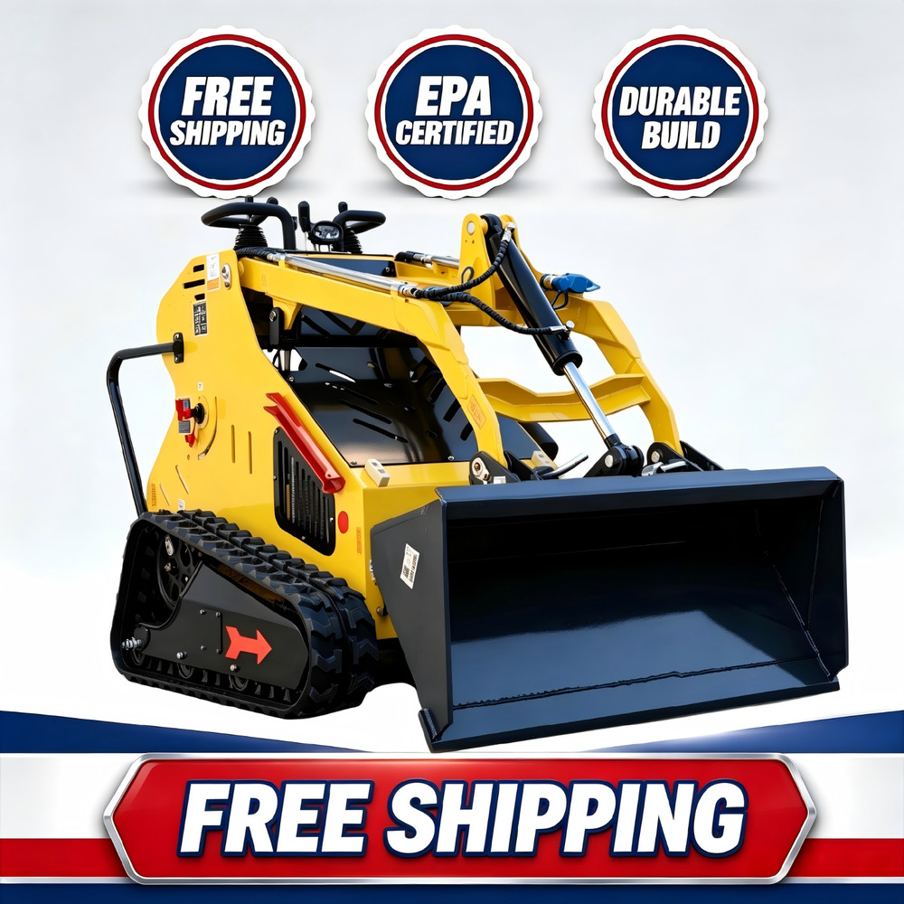 Mini Skid Steer Loader 13.5hp Hydraulic System Electric Start 2026 New Arrival