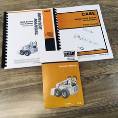 Case 1500 1526 1530 1537 SkidSteer Service Manual Parts Catalog Operators Set
