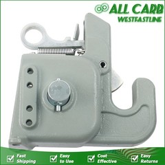 Gray Category 2 Tractor Easy Change Quick Hitch with Stabilizer Bar