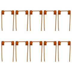 127566 Pack of 10 Baler Teeth Fits New Holland 67 69 78 268 269 270 273