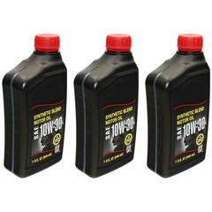 Three Pack of 10w/30 Oil Quarts For Gas Engines 4 Cycle 32oz. Bottles