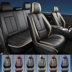 Toyota FJ Cruiser Seat Covers 2007-2014 Waterproof Leather Full Set Black Beige