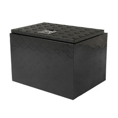 24 “Aluminum Five Pattern Toolbox Single Lock Black