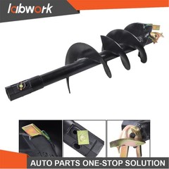 Labwork 12″ x 48″ Digger Auger Bit Attachment, 2″ Hex Compatible