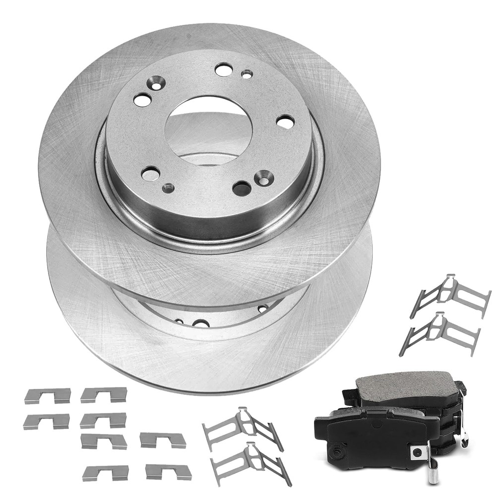 10.24″ 260mm Rear Ceramic Pads Rotors 13-15 ILX 06-11 CSX 06-15 Civic 31420 537