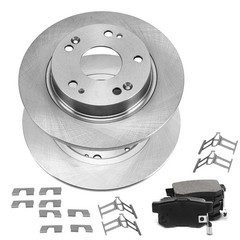 10.24″ 260mm Rear Ceramic Pads Rotors 13-15 ILX 06-11 CSX 06-15 Civic 31420 537