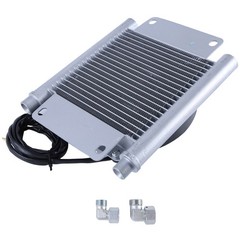 AGT Radiator Plus Hydraulic Oil Cooler Fan H12/QH12 Mini Excavator Attachment