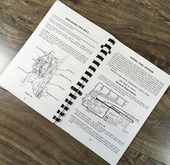 Case 870 Tractor Service Manual Parts Catalog Operators Owners Set SN 8736001-Up