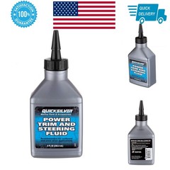 Quicksilver 858074Q01 Power Trim and Steering Fluid – 8 Oz Bottle