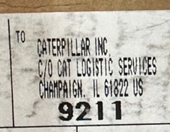 NEW CASE OF 20 OEM Caterpillar Cat Fluid Fuel Carrying 90° Elbow Adapter 6V-4292