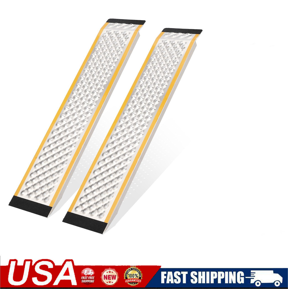 ❤️2pcs 5ft Aluminum ATV Truck Shed Ramp Loading Ramps For Motorcycle Mower 880 l