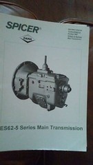 Spicer ES62-5 Series Main Transmission T210-ES62-5 Manual October 1993