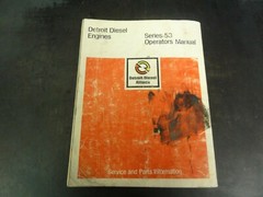 Detroit Diesel Series 53 Engines Operators Manual 6SE337 7/77