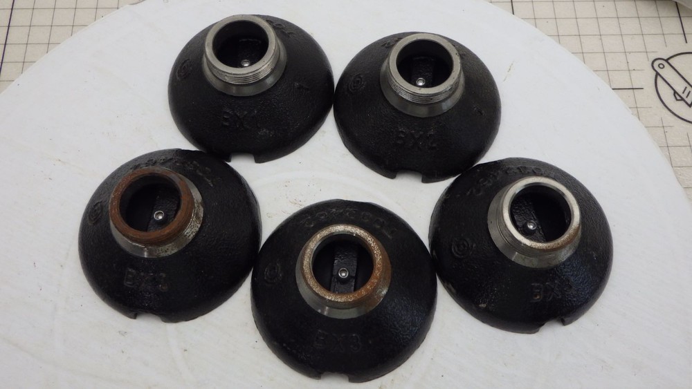 Lot of 5 WABCO 1032462 Cast Iron Dome Valve Caps PC502465 BX1 BX2 BX3