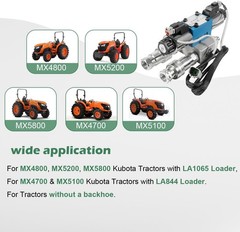 Hydraulics Third Function Valve Kit for Kubota MX4700, MX4800, MX5000, MX5100