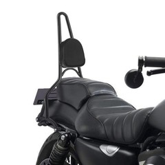 Rear Sissy Bar Passenger Backrest Pad For Harley Sportster XL883 1200 04-22