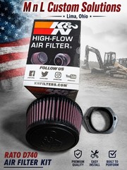 Rato D740 Air Filter Kit (K&N)
