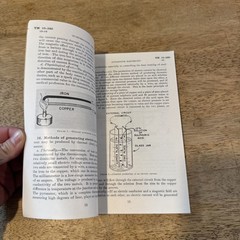 1941 War Department Technical Manual Automotive Electricity TM 10-580 Vintage
