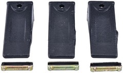 3PCS Bucket Teeth-Roll Pins X156L TX156 Heavy Duty for Backhoe Loader &Excavator