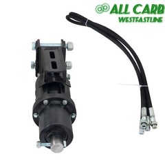 For 150 200 300mm Mini Excavator Augers Universal Hydraulic Drive Motor w/ Hoses