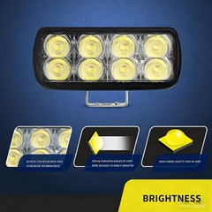 2X 3.6″ Flash LED WORK LIGHT fit CAT Skid Steer 289D3 277D 289D 226D 249D 297D2