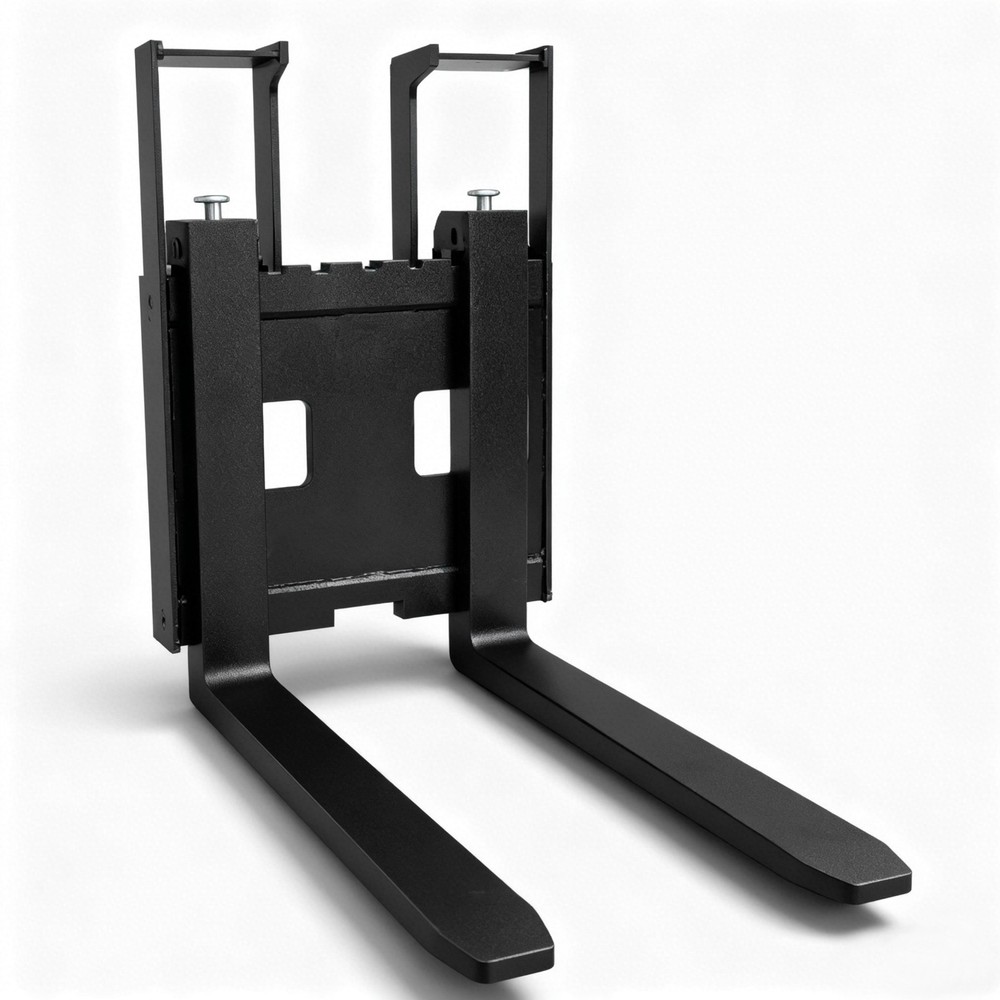 NEW Pallet Fork Attachment For 0.8-1.5 Ton Mini Excavator 25mm Pin Quick Attach