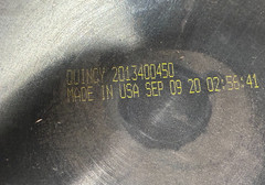 QUINCY AIR FILTER REPLACEMENT 2013400450 OVERALL DIA: 12-1/4″ HEIGHT: 20-1/2″