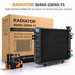 4 Rows Radiator fits Toyota Forklift 42-5FG23 42-5FG25 5FDU30 OE# 16410-23010-71