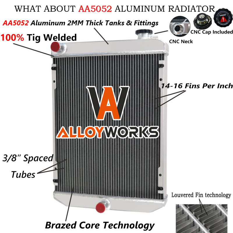 4 ROW Aluminum Radiator Fit Bobcat Excavators 430 435 430D 435D 435G 6679831
