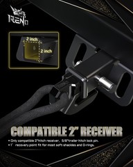 RENO Hitch Slider, 2″ Receiver Slider Skid Protection 45,000 lbs Compatible w…
