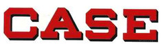 CASE PRE-1969 GARDEN TRACTOR RED/BLACK BLOCK LETTER DECAL STICKER