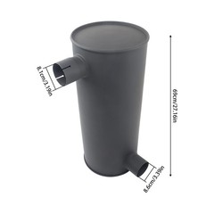 Muffler 4625214 for ZX200-3 ZX240-3 ZX270-3 ZX250K-3 ZX280-3 ZX190W-3 Engine 4HK